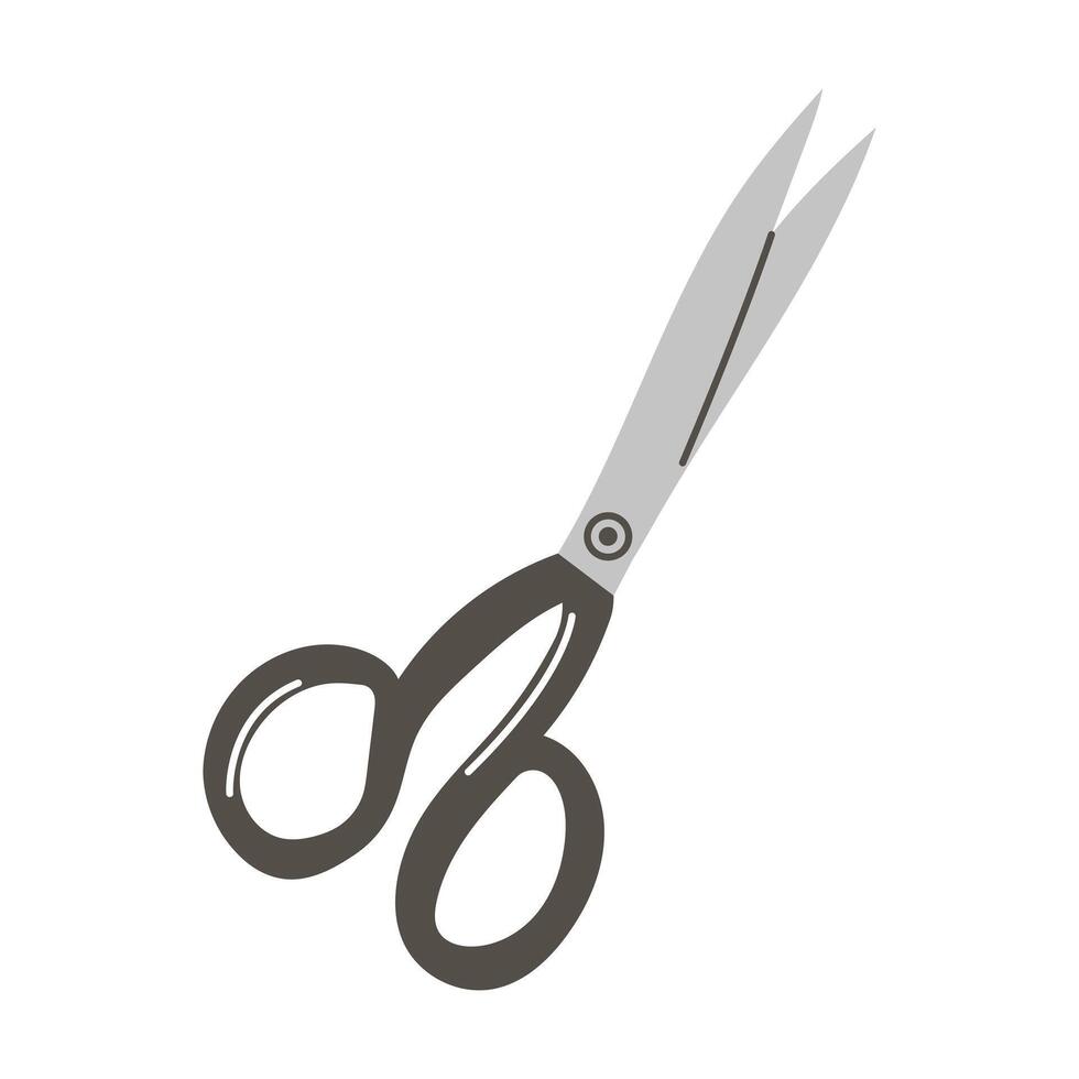 Scissors. Professional equipment for sewing clothes. illustration. vector
