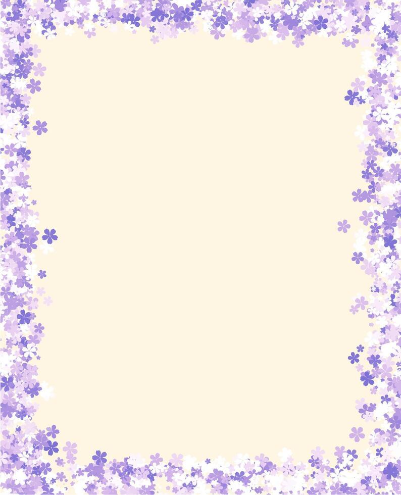 Delicate Floral Frame for Invitations and Greetings design vector