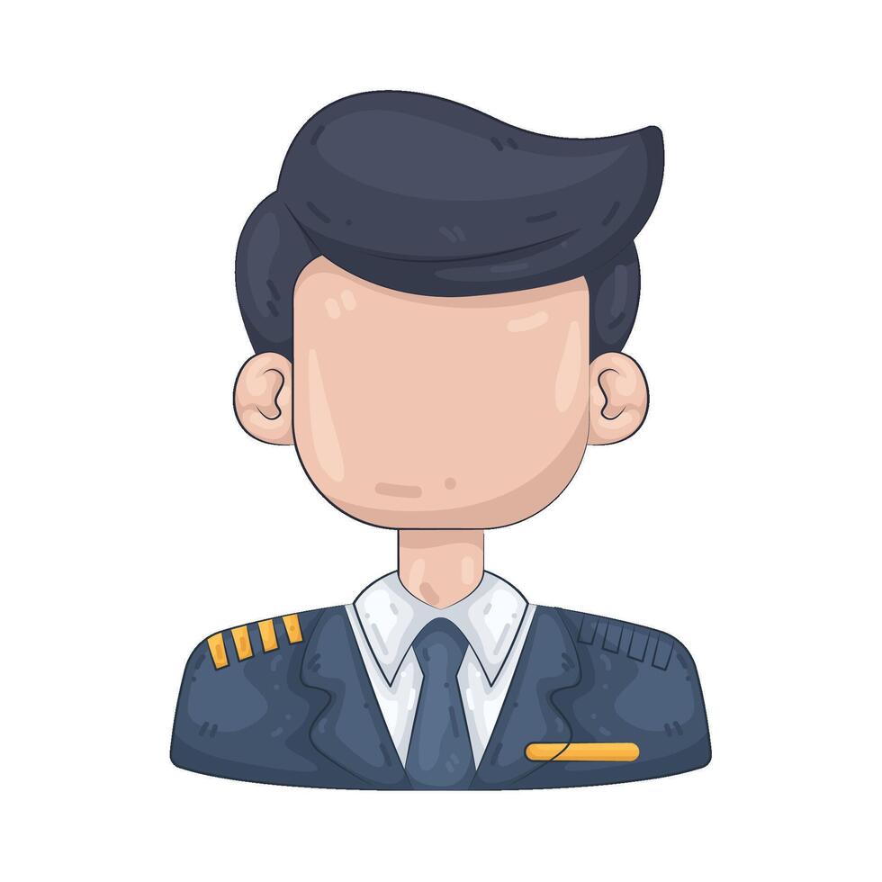Illustration of Pilot vector