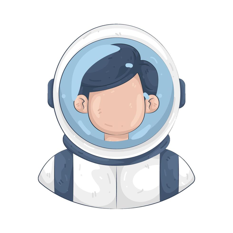 Illustration of Astronaut vector