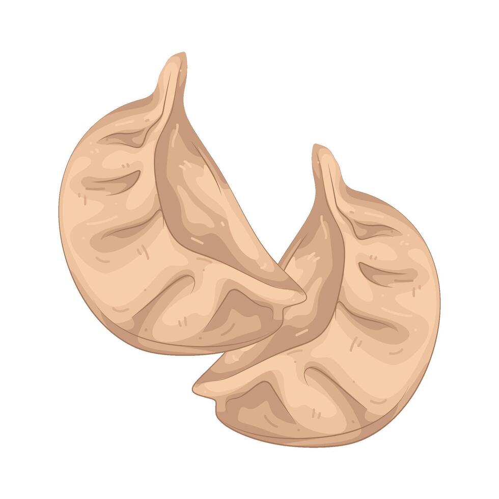 Illustration of Chicken dumplings vector