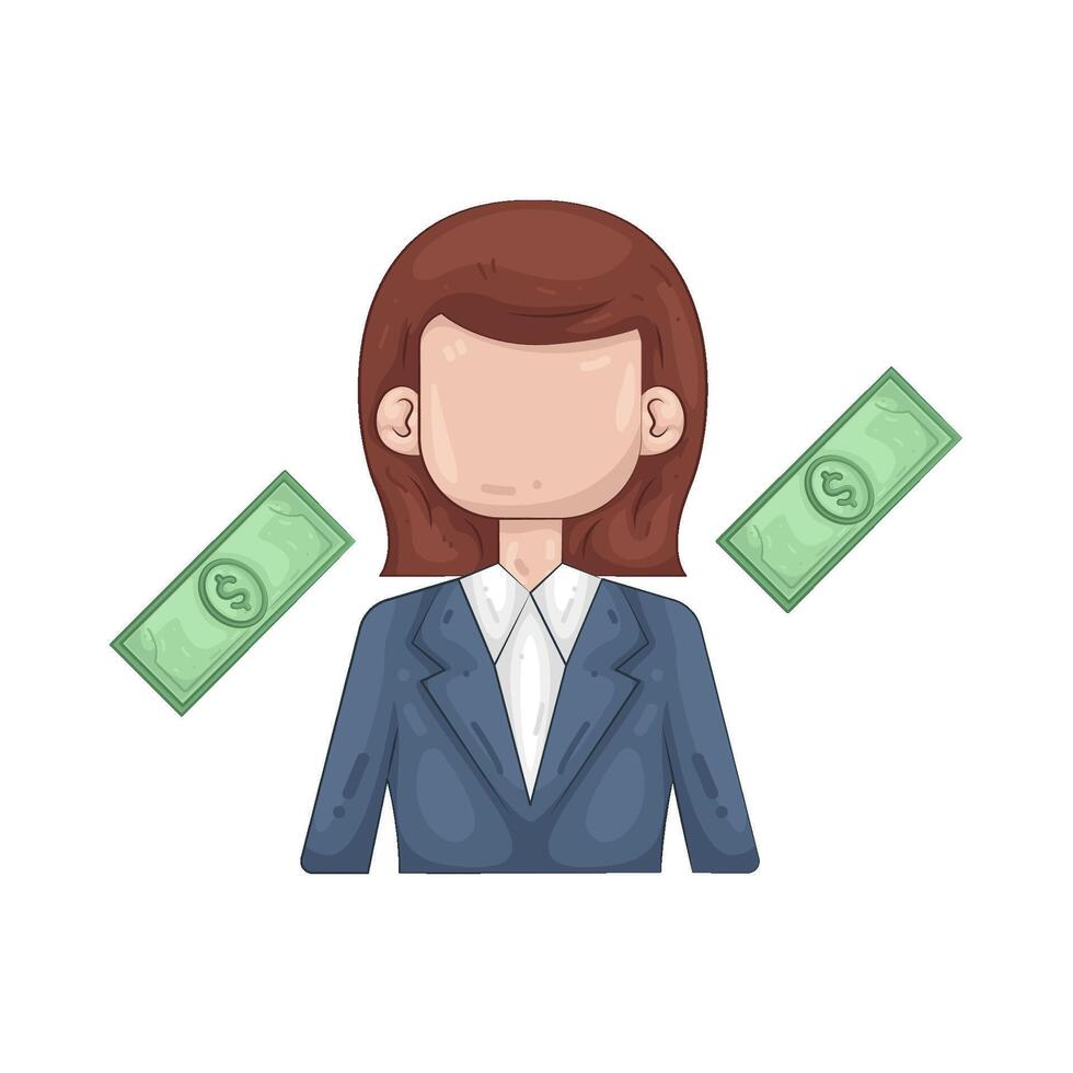 Illustration of Lawyer vector