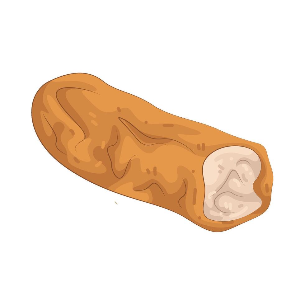 Illustration of Chicken nugget vector