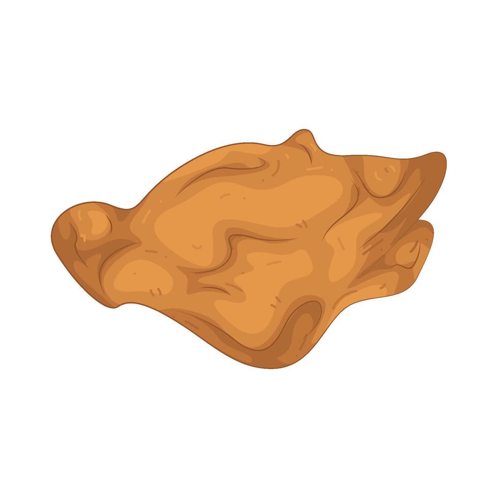 Illustration of crispy chicken vector