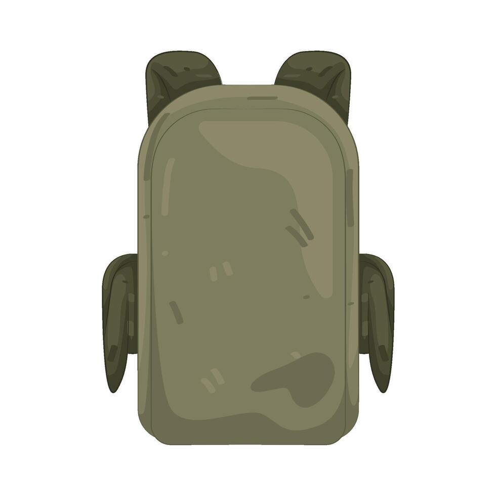 Illustration of Tactical Backpack vector