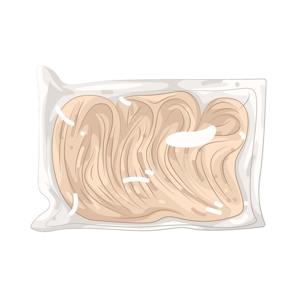 Illustration of Udon Bag vector