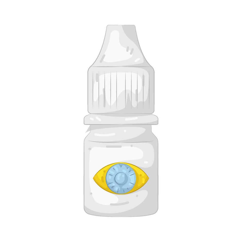 Eye drop bottle vector