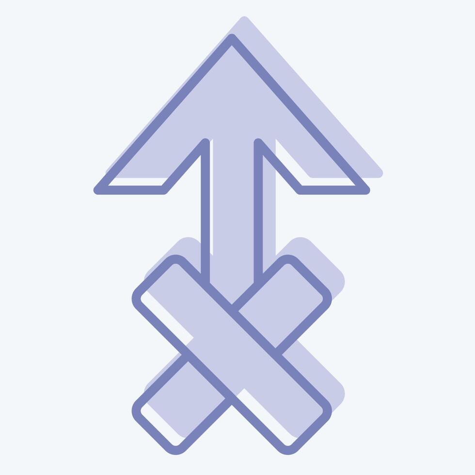 Icon Zeus. related to Astrology symbol. two tone style. design editable vector