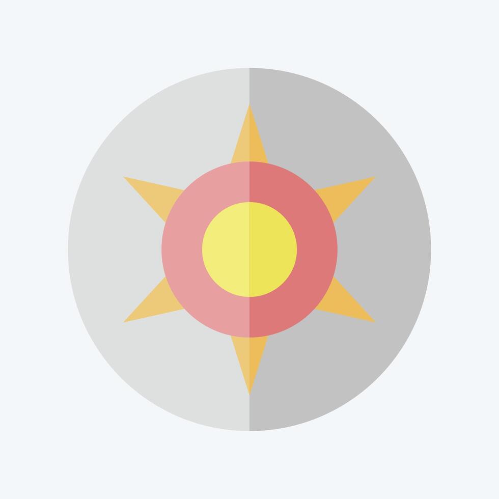 Icon Astrology Star. related to Astrology symbol. flat style. design editable vector
