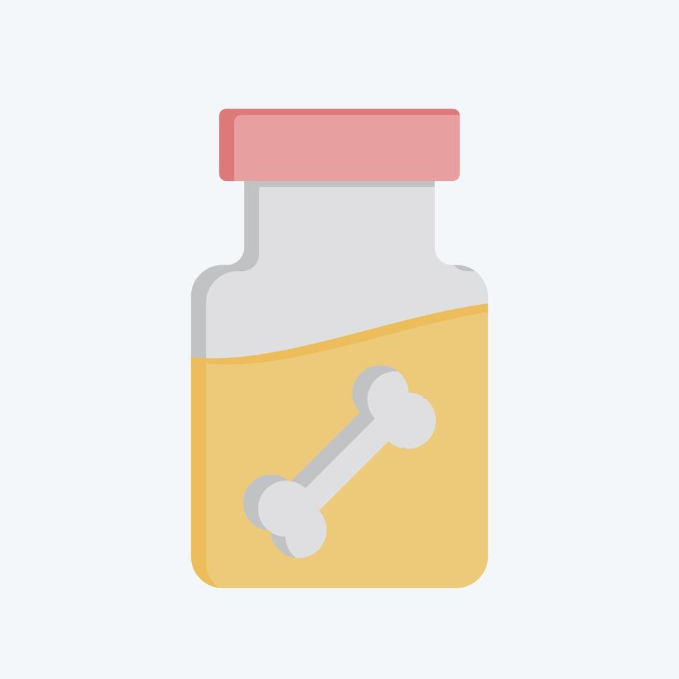 Icon Dipple Oil. related to Industry symbol. flat style. design editable vector