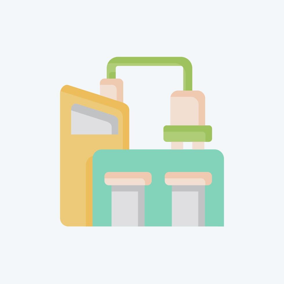 Icon Bussiness. related to Industry symbol. flat style. design editable vector