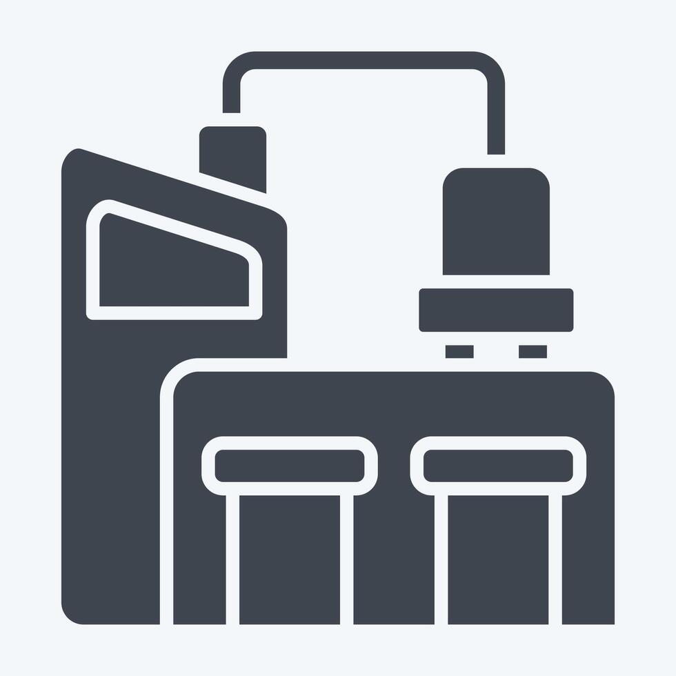 Icon Bussiness. related to Industry symbol. glyph style. design editable vector