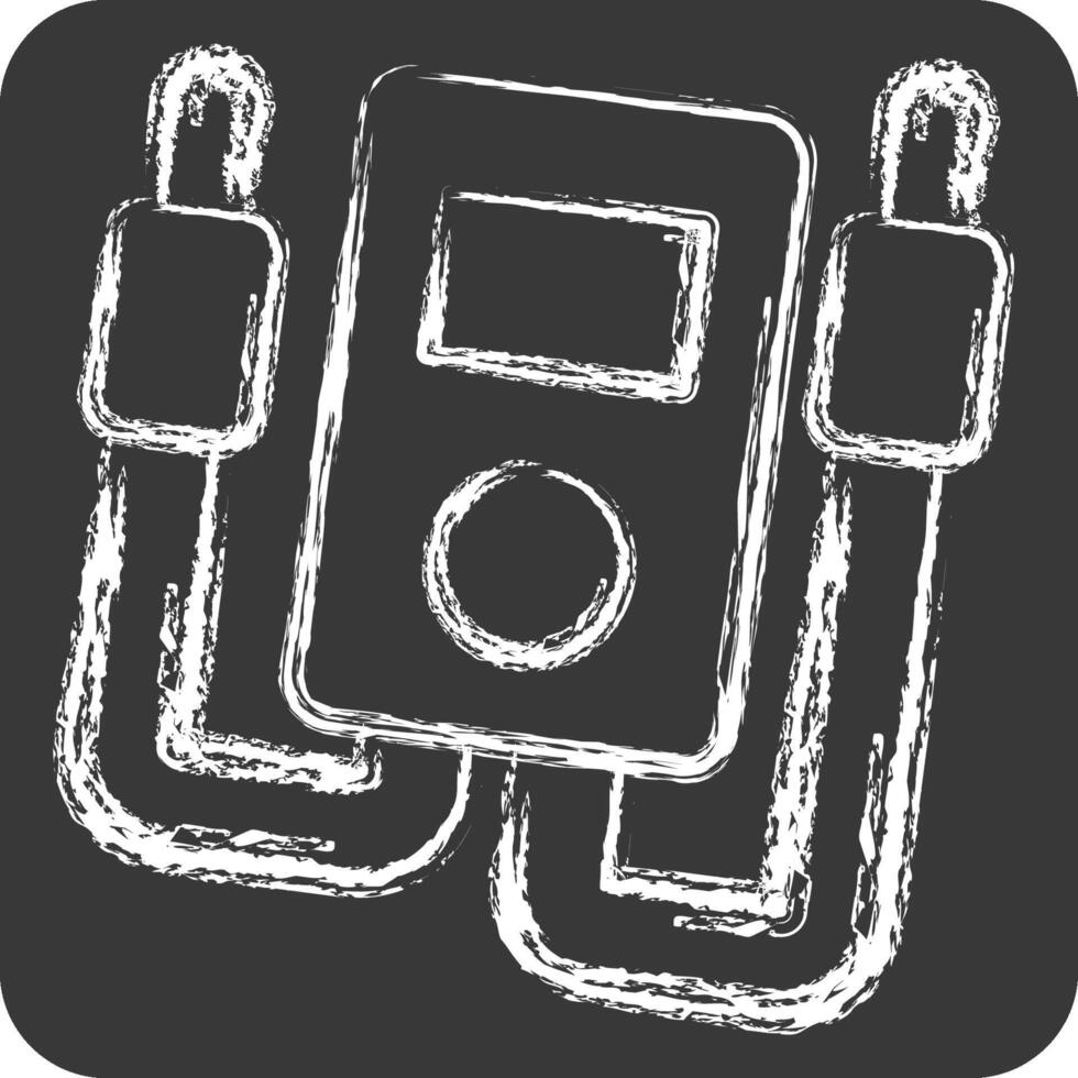 Icon Electrical Meter. related to Repair Tools symbol. chalk Style. design editable vector