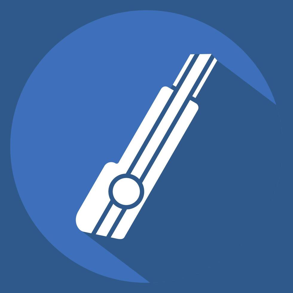 Icon Cutter. related to Repair Tools symbol. long shadow style. design editable vector