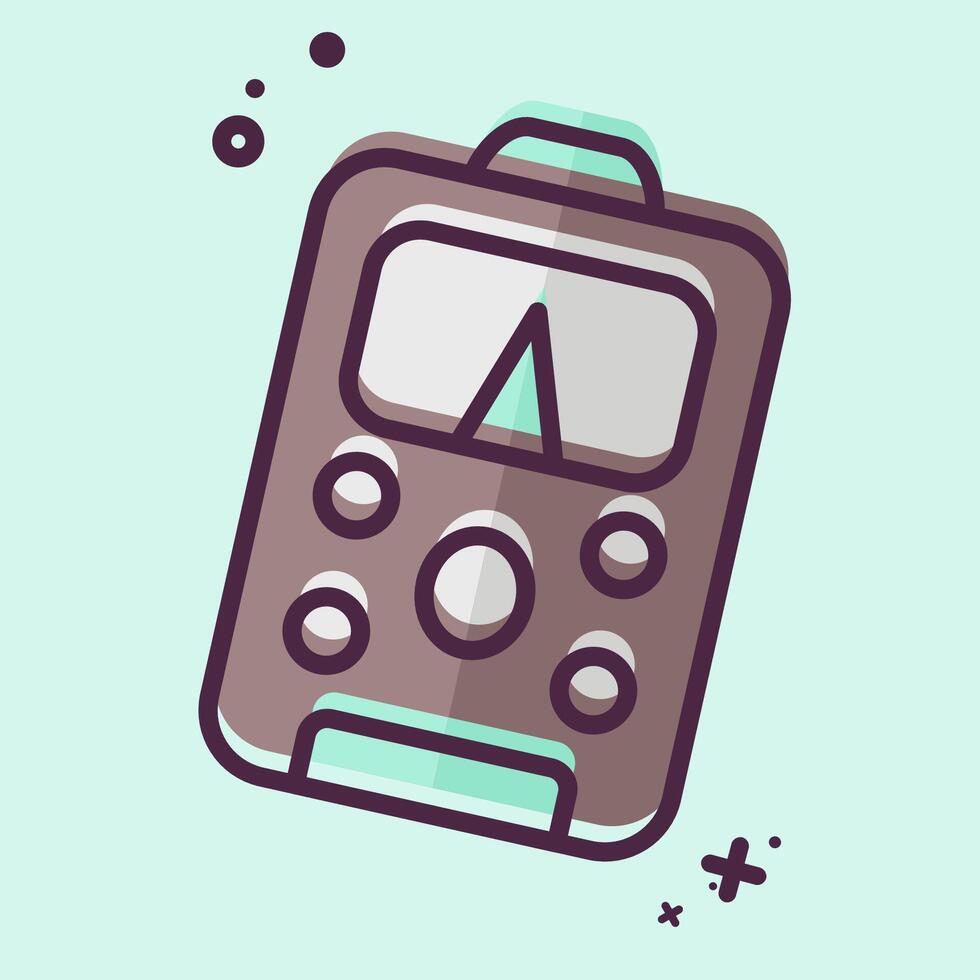 Icon Power Meter. related to Repair Tools symbol. MBE style. design editable vector
