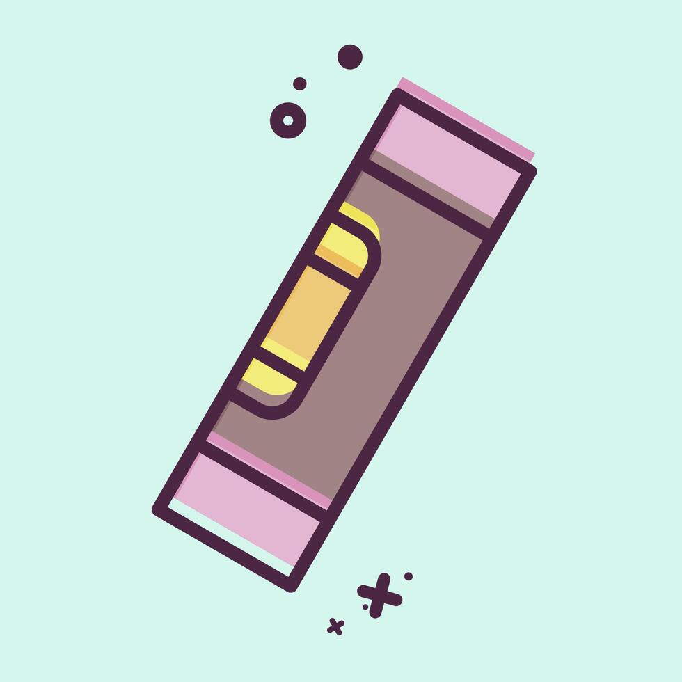 Icon Spirit Level. related to Repair Tools symbol. MBE style. design editable vector