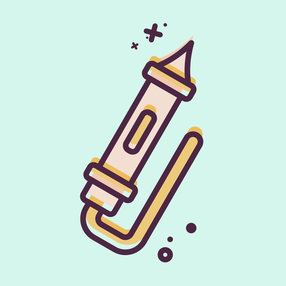 Icon Test Light. related to Repair Tools symbol. MBE style. design editable vector