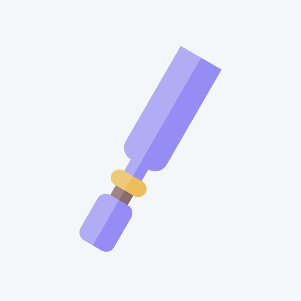 Icon Chisel. related to Repair Tools symbol. flat style. design editable vector