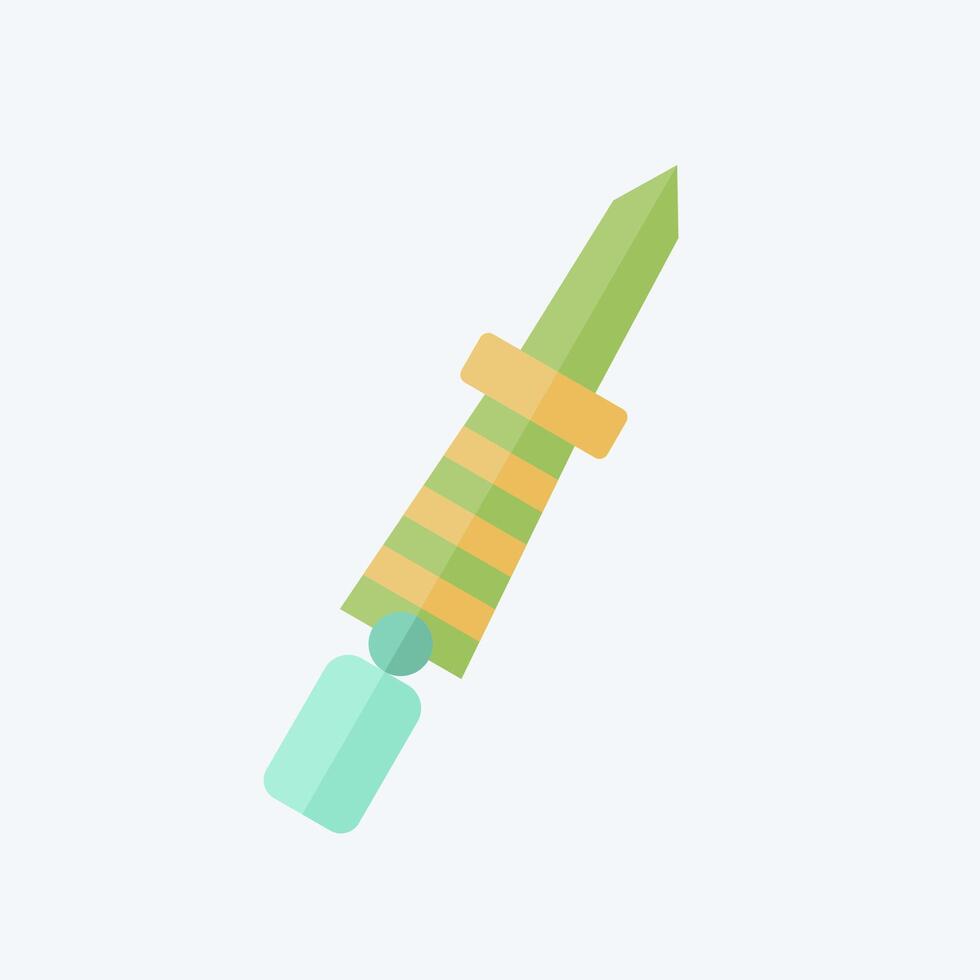 Icon Nail Punch. related to Repair Tools symbol. flat style. design editable vector