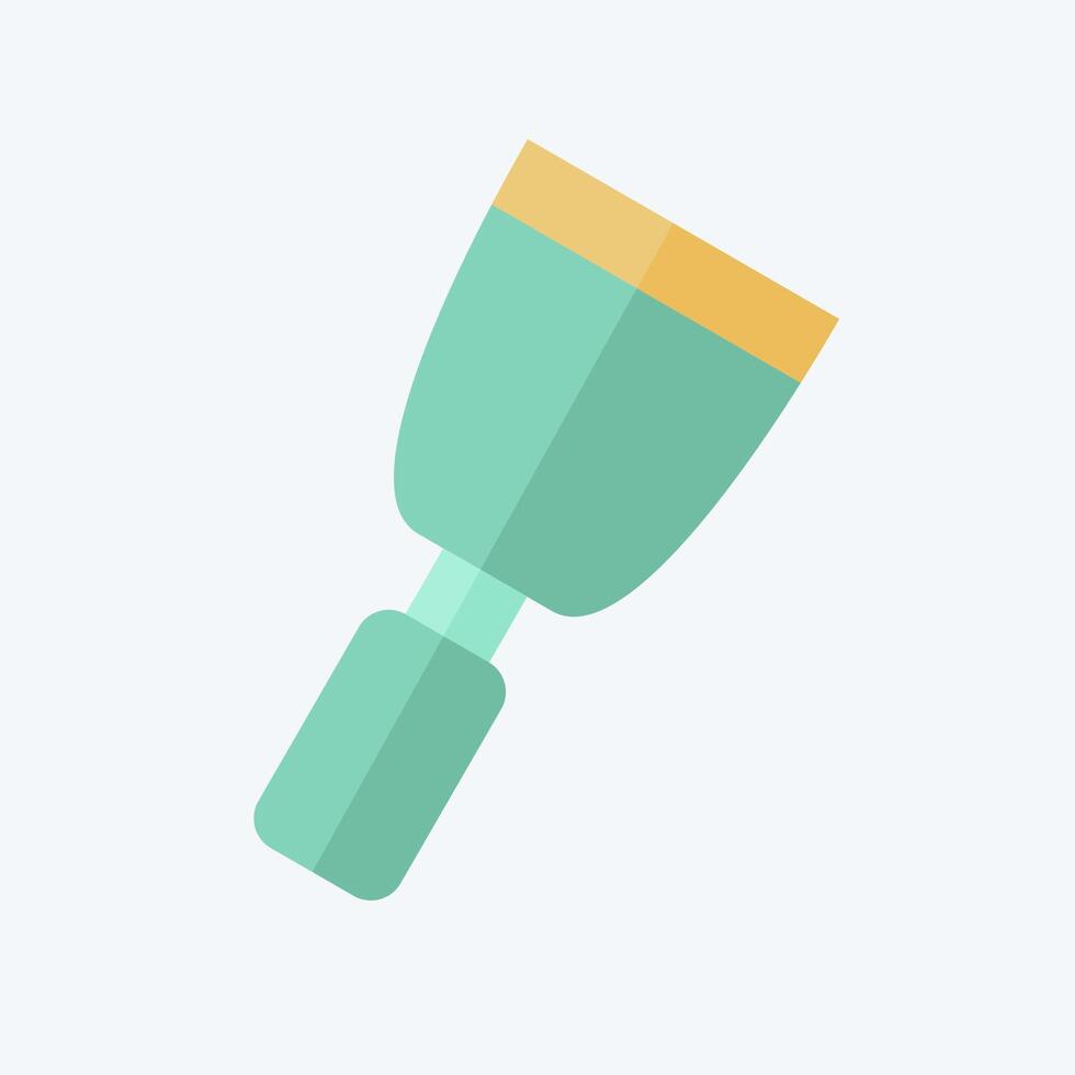 Icon Paint Trowel. related to Repair Tools symbol. flat style. design editable vector