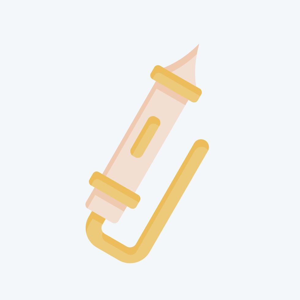 Icon Test Light. related to Repair Tools symbol. flat style. design editable vector