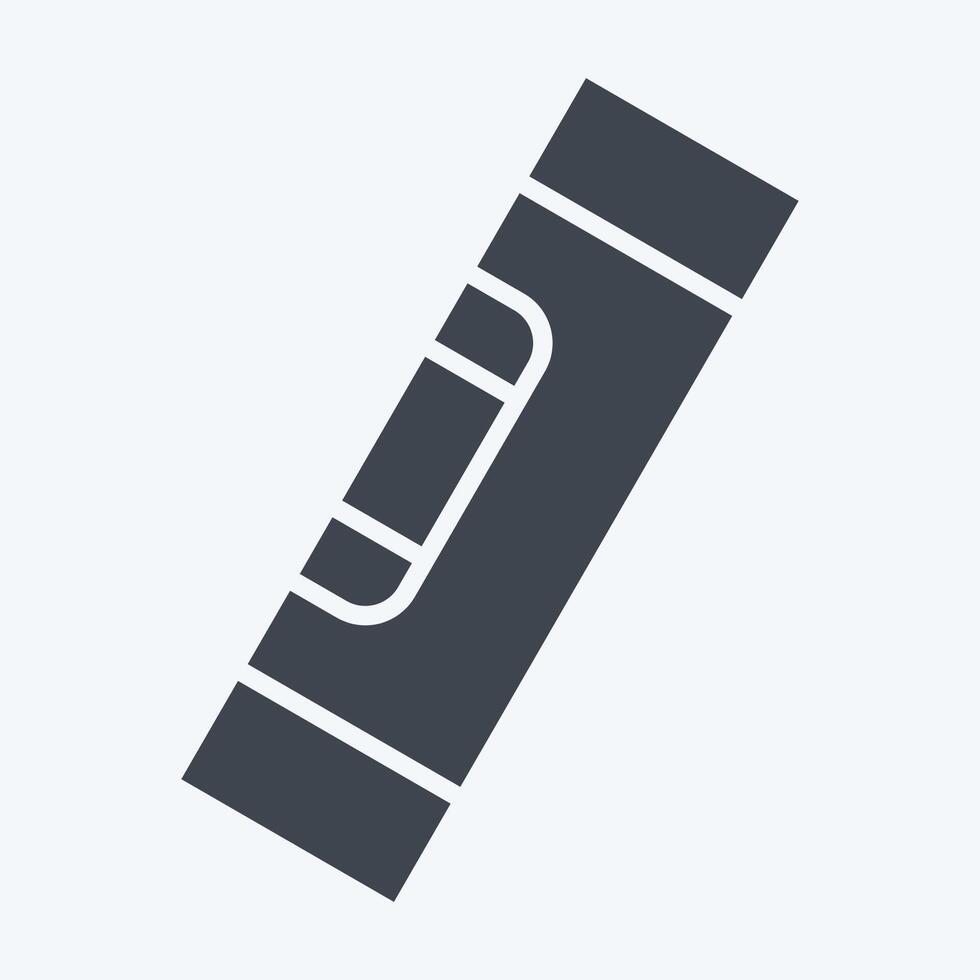 Icon Spirit Level. related to Repair Tools symbol. glyph style. design editable vector