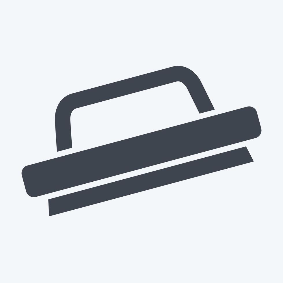 Icon Wood Trowel. related to Repair Tools symbol. glyph style. design editable vector