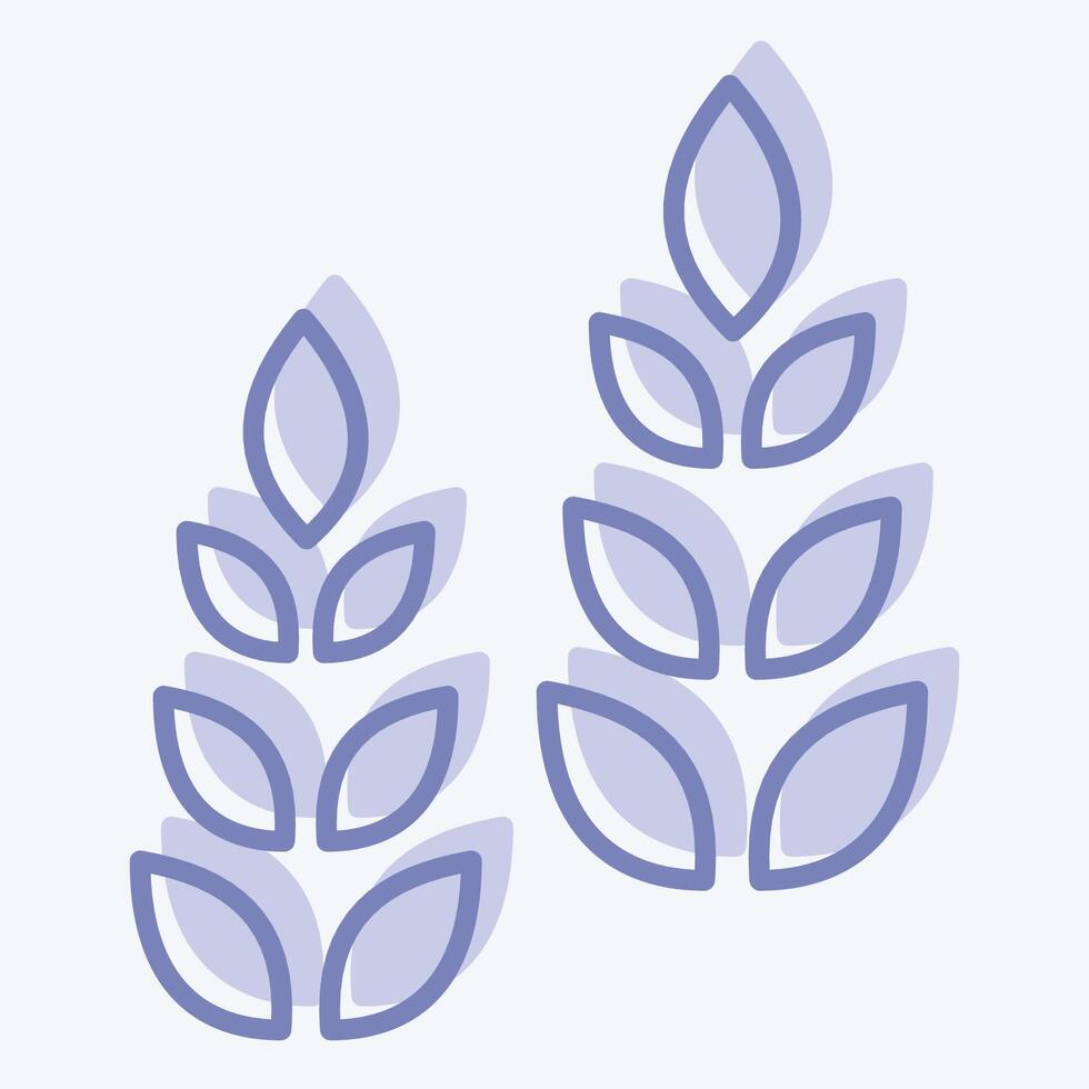Icon Growth Tree. related to Development symbol. two tone style vector