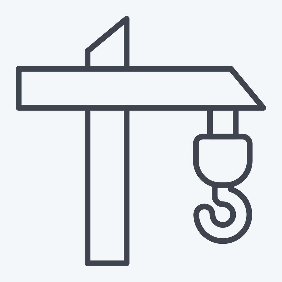 Icon Construction. related to Development symbol. line style vector