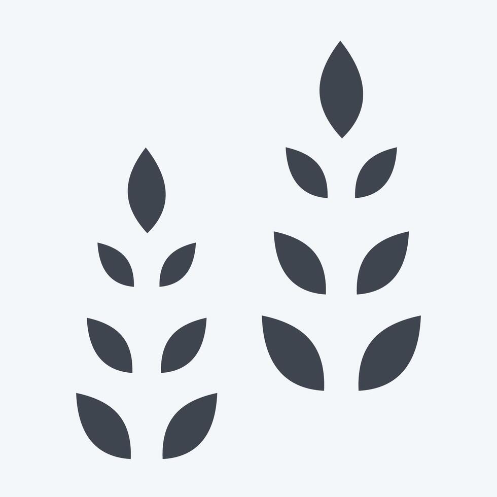 Icon Growth Tree. related to Development symbol. glyph style vector