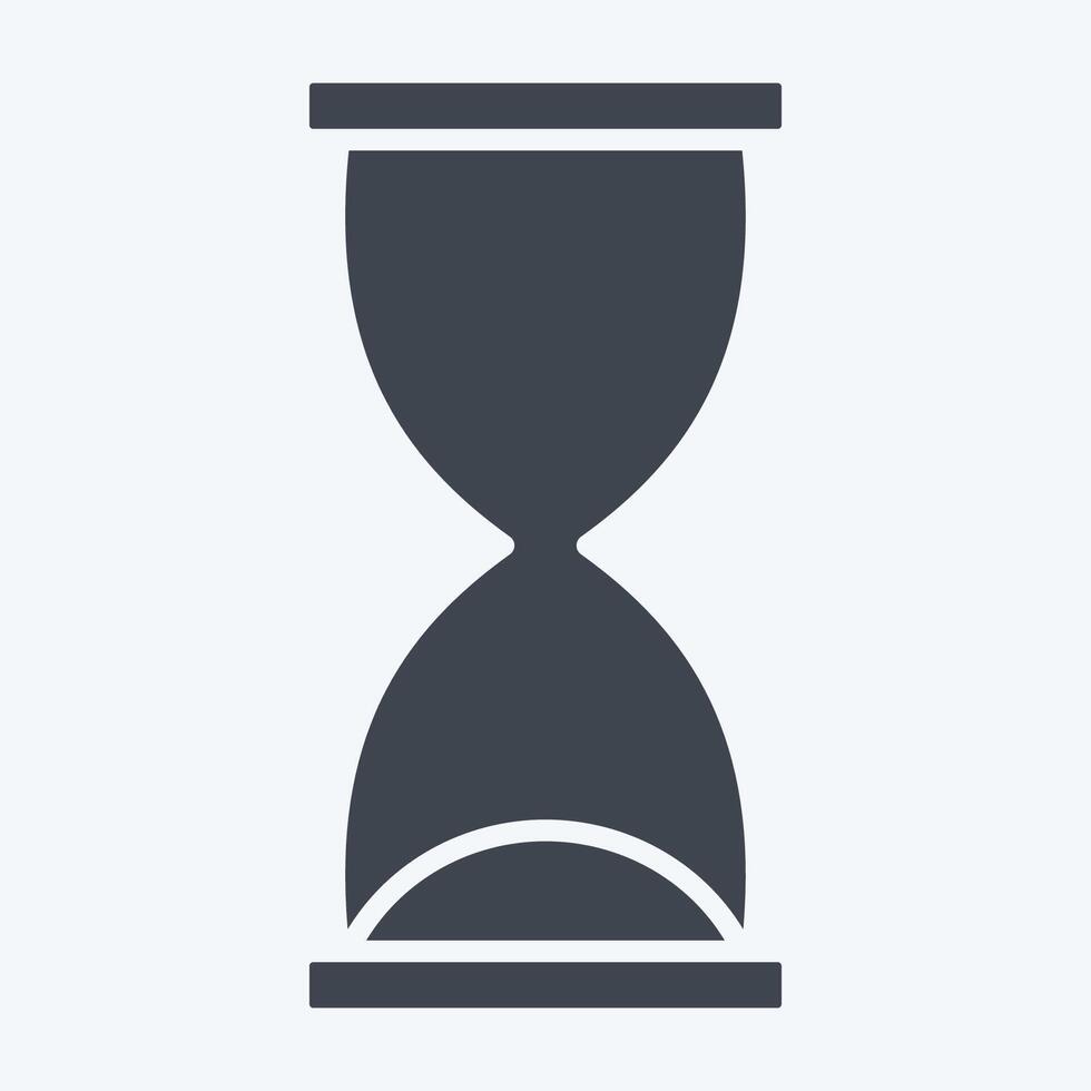 Icon Development Time. related to Development symbol. glyph style vector