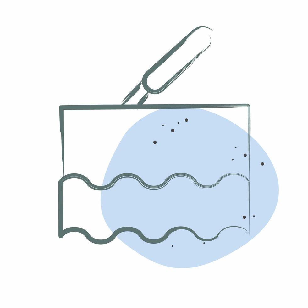 Icon Laser. related to Cosmetology symbol. Color Spot Style. design editable vector