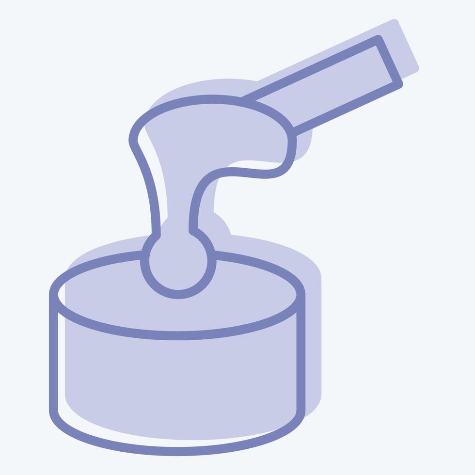 Icon Waxing. related to Cosmetology symbol. two tone style. design editable vector