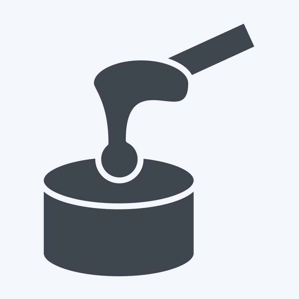 Icon Waxing. related to Cosmetology symbol. glyph style. design editable vector