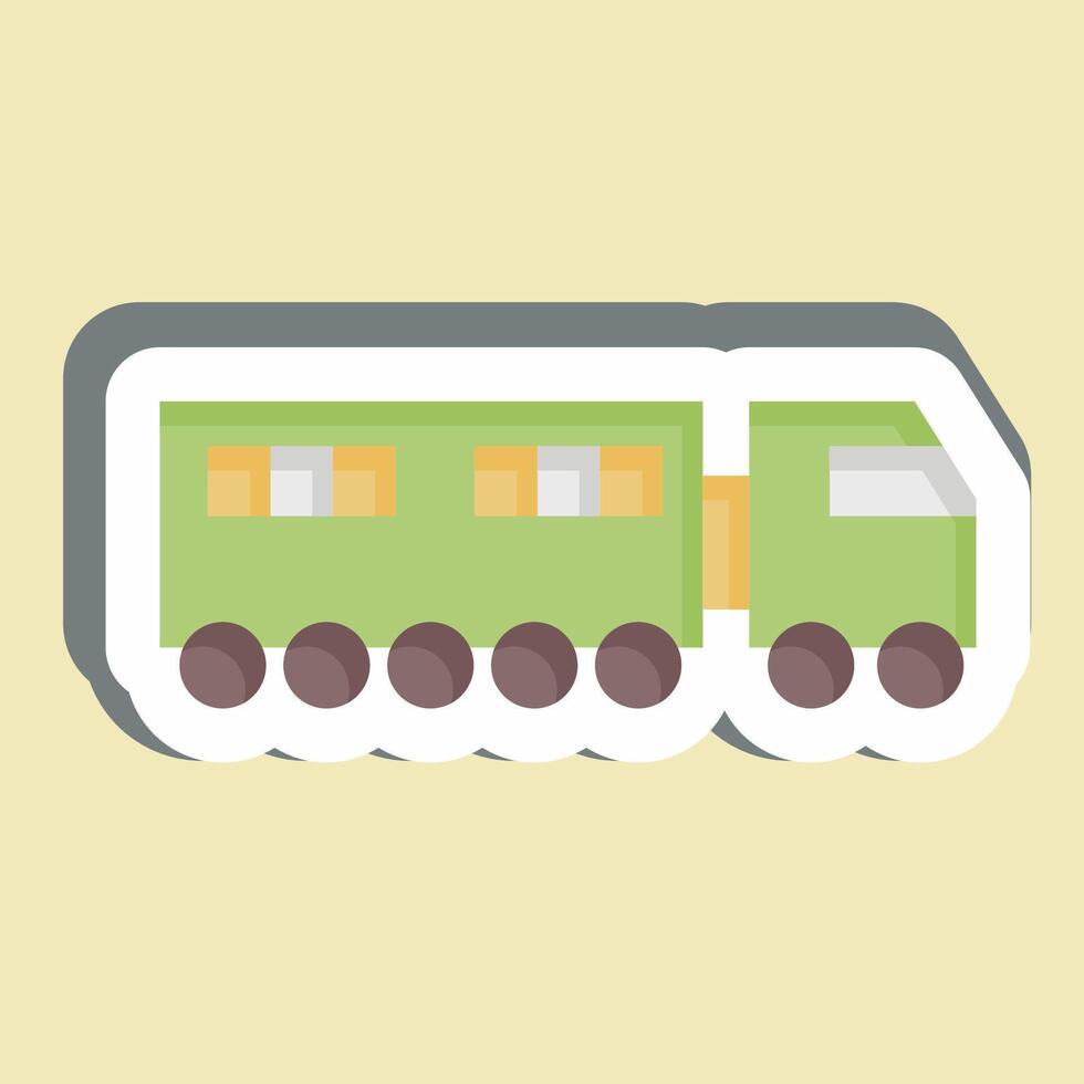 Sticker Wiper. related to Transport symbol. design editable vector