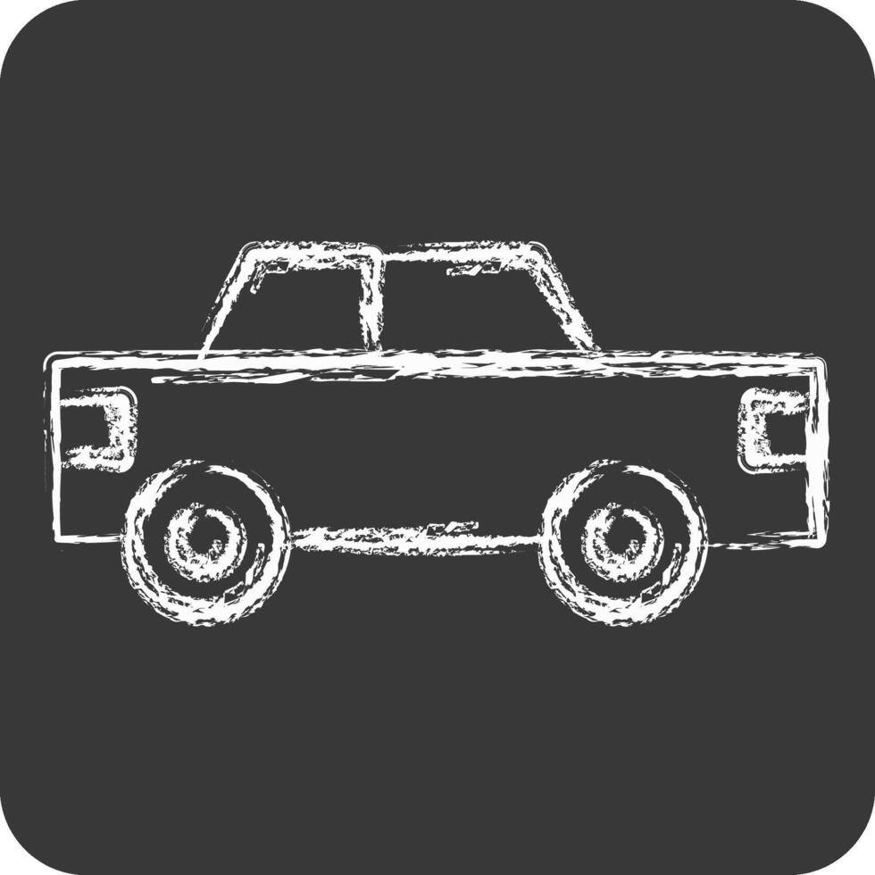 Icon Taxi. related to Transport symbol. chalk Style. design editable vector