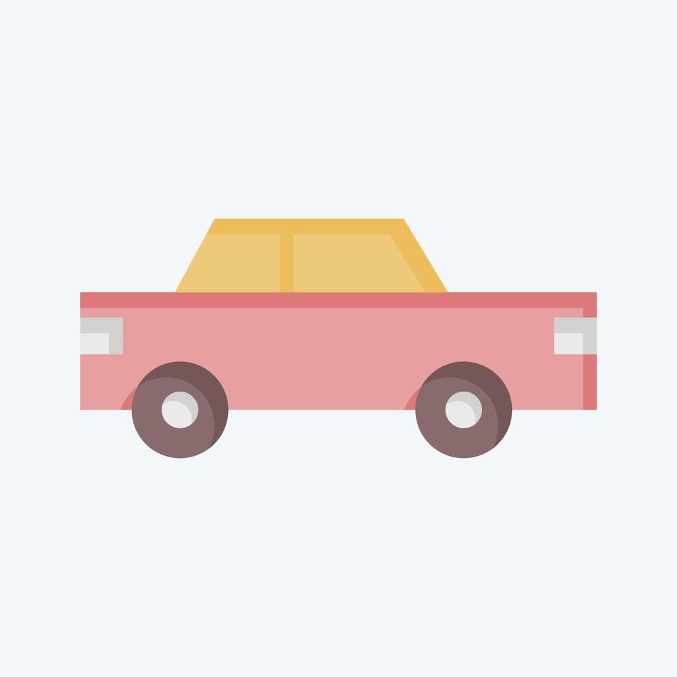 Icon Taxi. related to Transport symbol. flat style. design editable vector