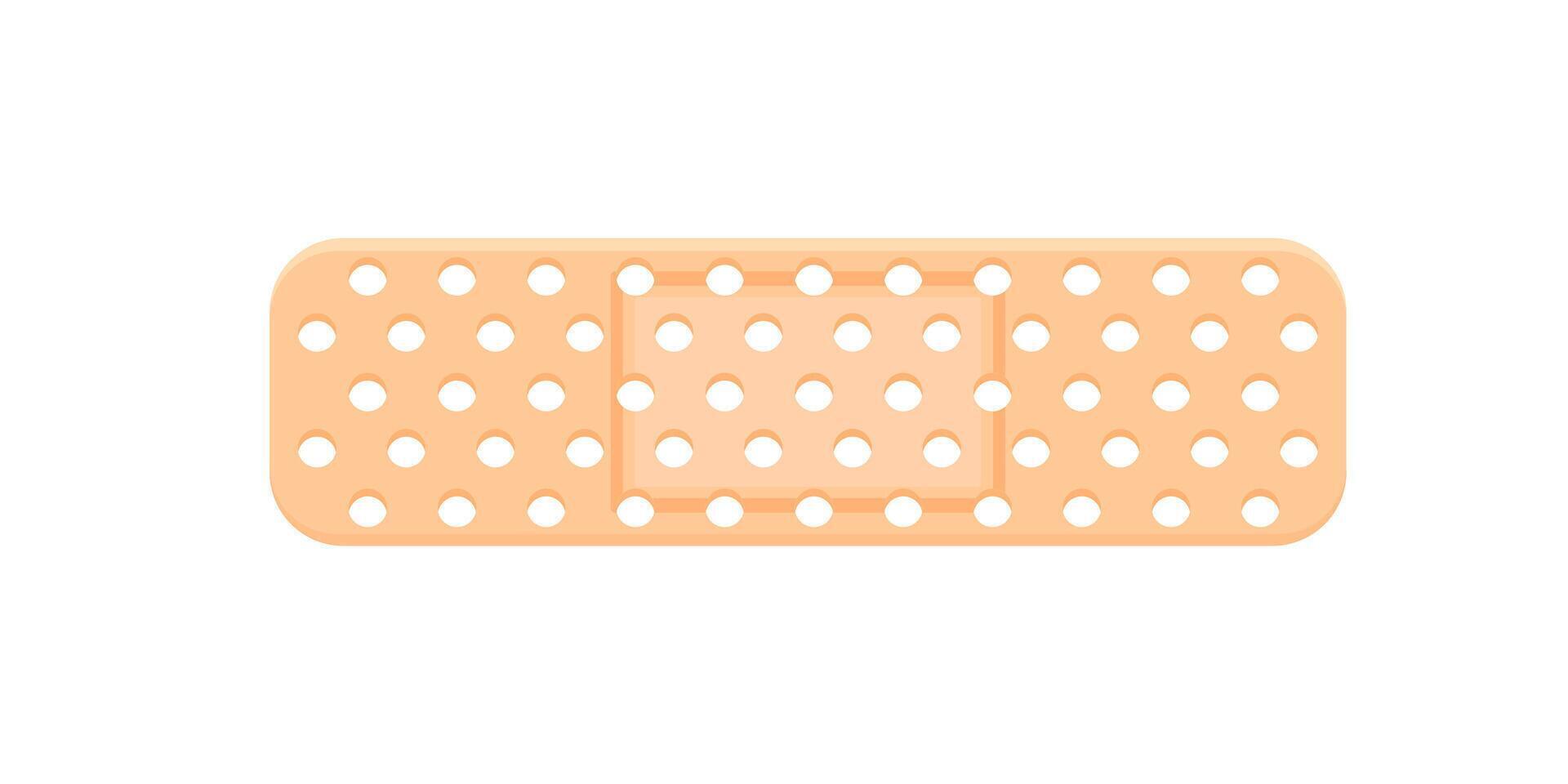 adhesive plaster isolated on white, adhesive plaster wound heal for icon, adhesive bandage elastic medical plaster, stick tape elastic for cure first aid, clip art plaster adhesive wound vector