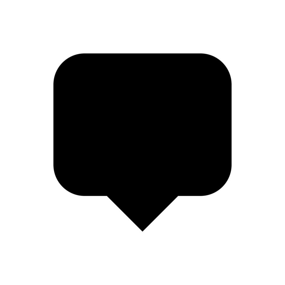 black speech bubble sign isolated on white, bubble speak icon trendy flat design, simple square dialog message for icon, speech bubble square black for button, text box for comment symbols vector