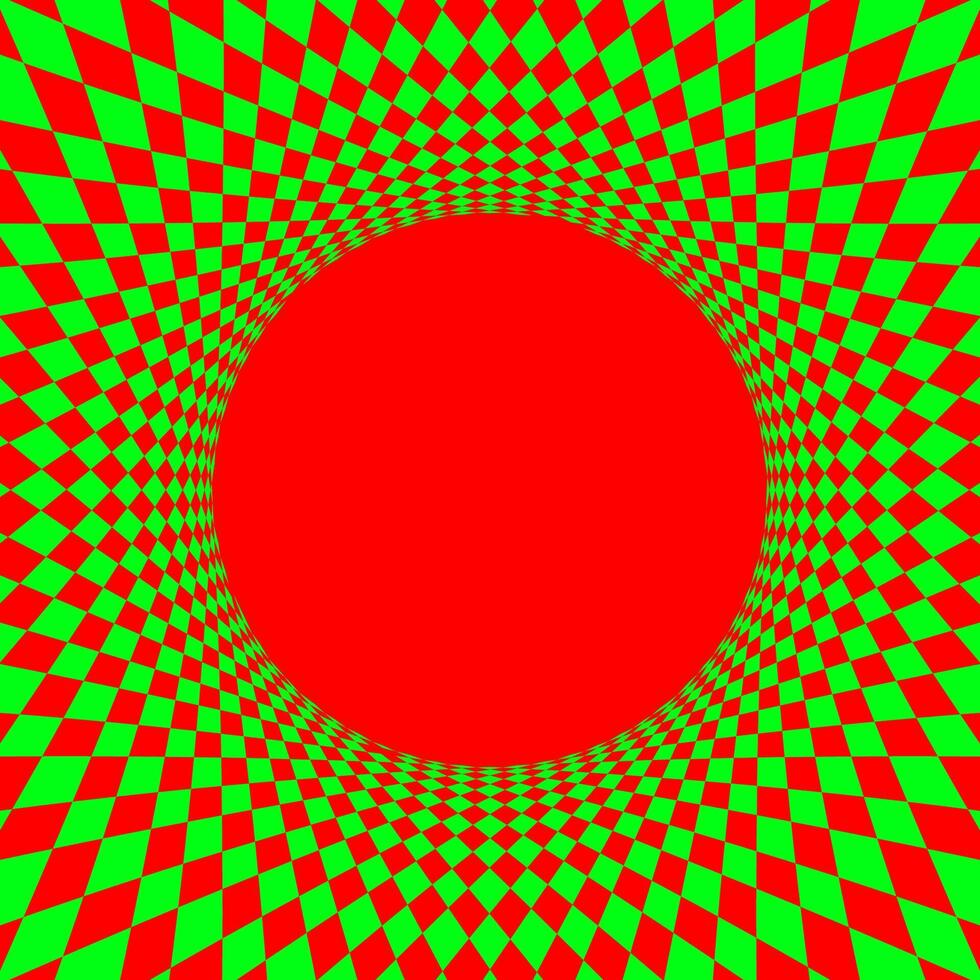geometric art abstract red green for background, art line green red spiral optical for hypnotic wallpaper, geometry polygonal pattern with a connected graphic line vector