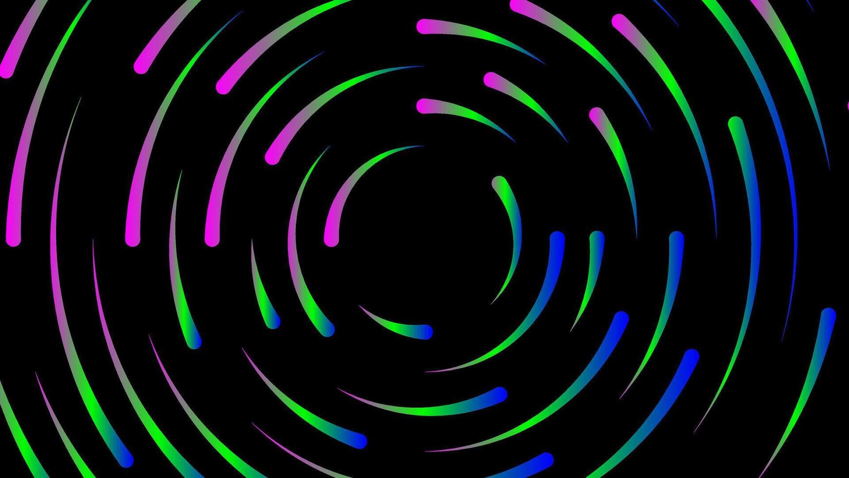 circle line colorful bright for modern background, light neon effect motion with line mixed color, glowing light circle graphic for wallpaper, art line swirl shine color for technology digital concept vector