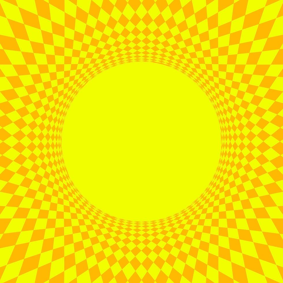 geometric art abstract yellow for background, art line yellow spiral optical for hypnotic wallpaper, geometry polygonal pattern with connected graphics line vector