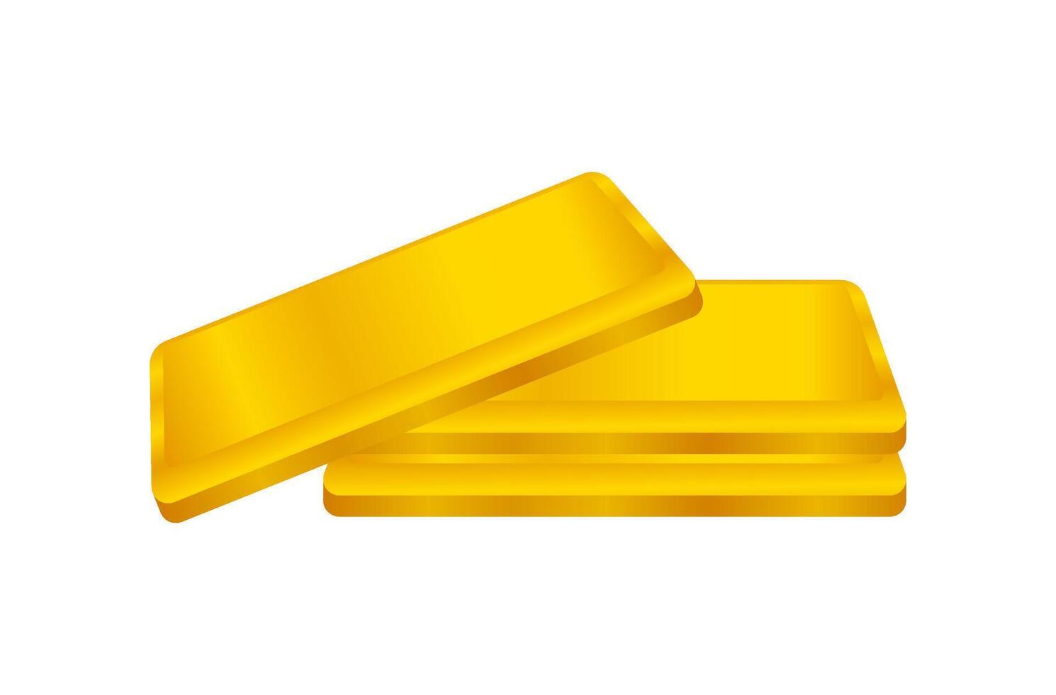 gold, gold bar isolated on white, bars gold for icon and a clip art vector