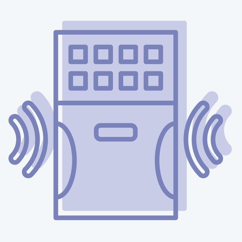 Icon Air Purifier. related to Home Security symbol. two tone style vector