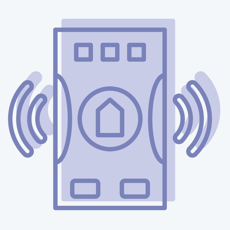 Icon Emergency. related to Home Security symbol. two tone style vector