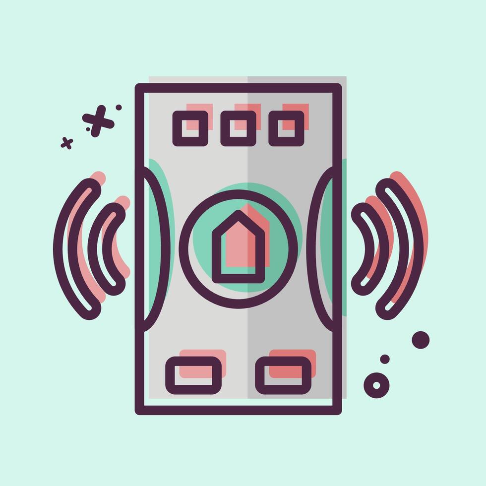 Icon Emergency. related to Home Security symbol. MBE style vector