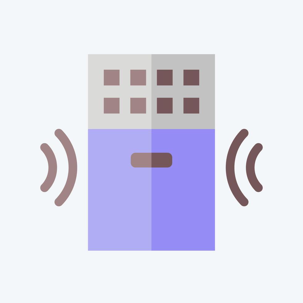 Icon Air Purifier. related to Home Security symbol. flat style vector