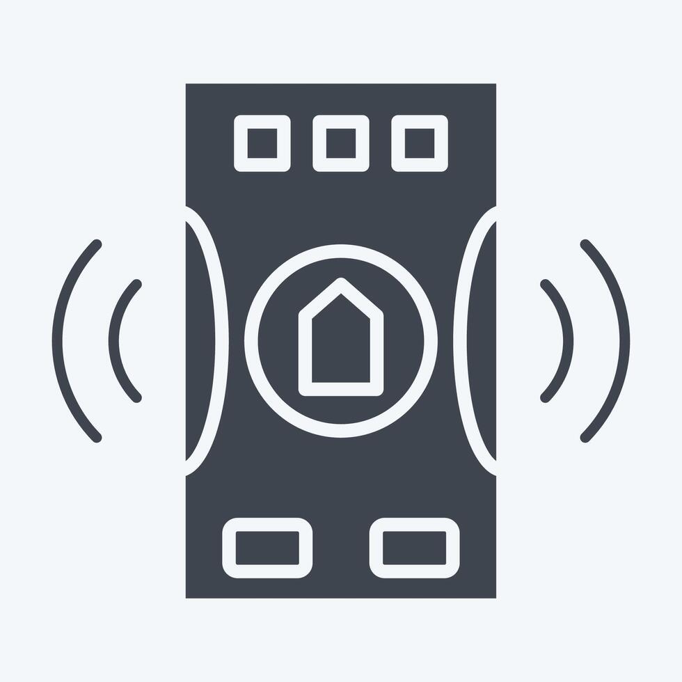 Icon Emergency. related to Home Security symbol. glyph style vector