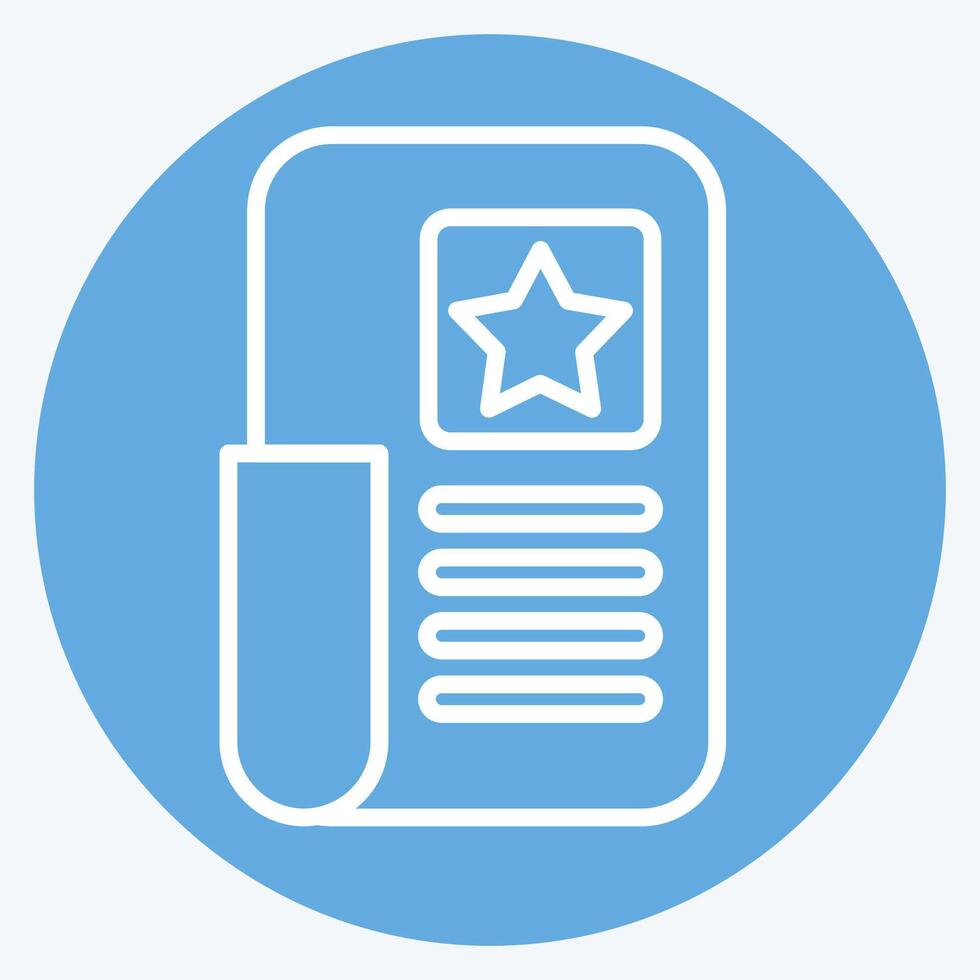 Icon Millitary Helmet 2. related to Military symbol. blue eyes style. design editable vector