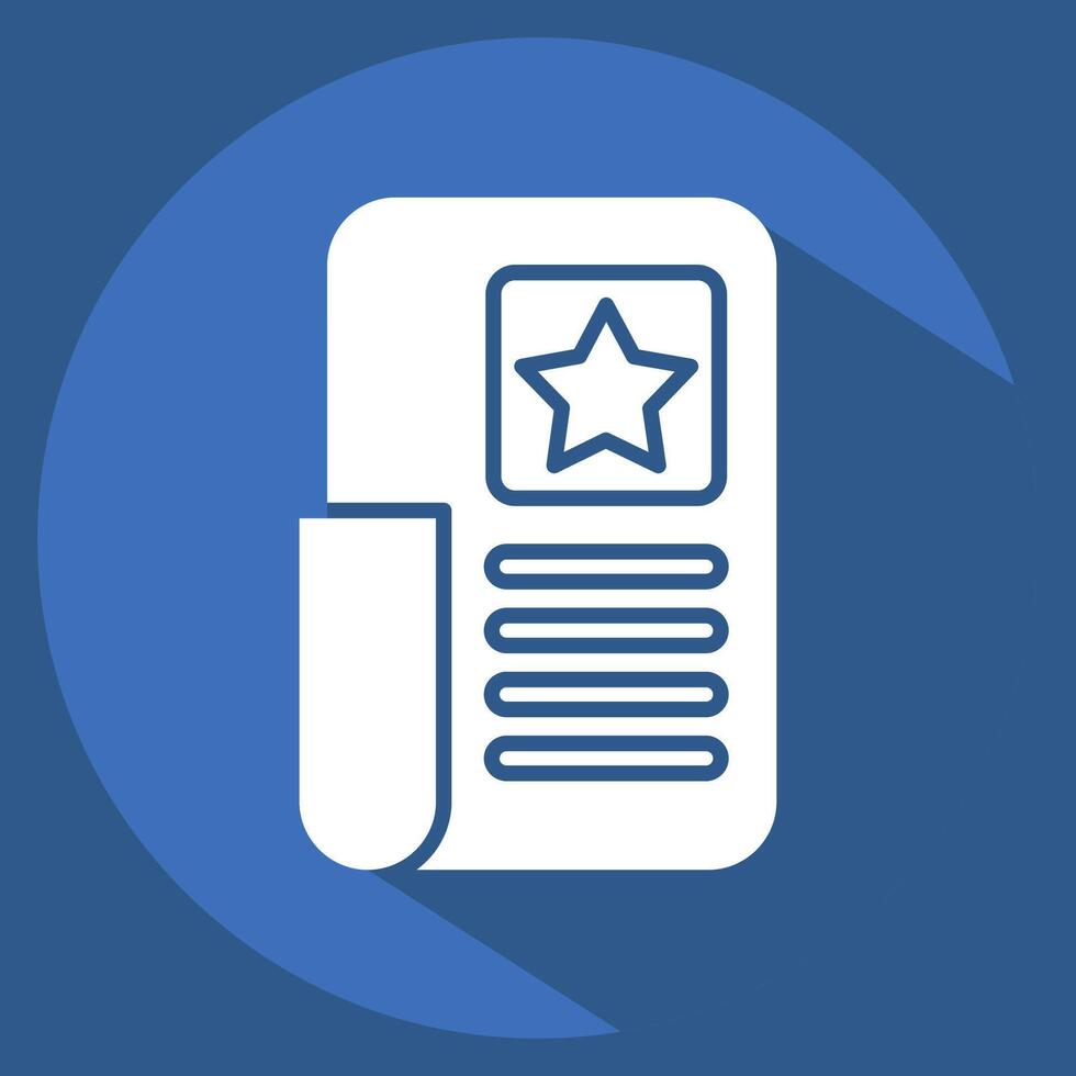 Icon Millitary Helmet 2. related to Military symbol. long shadow style. design editable vector